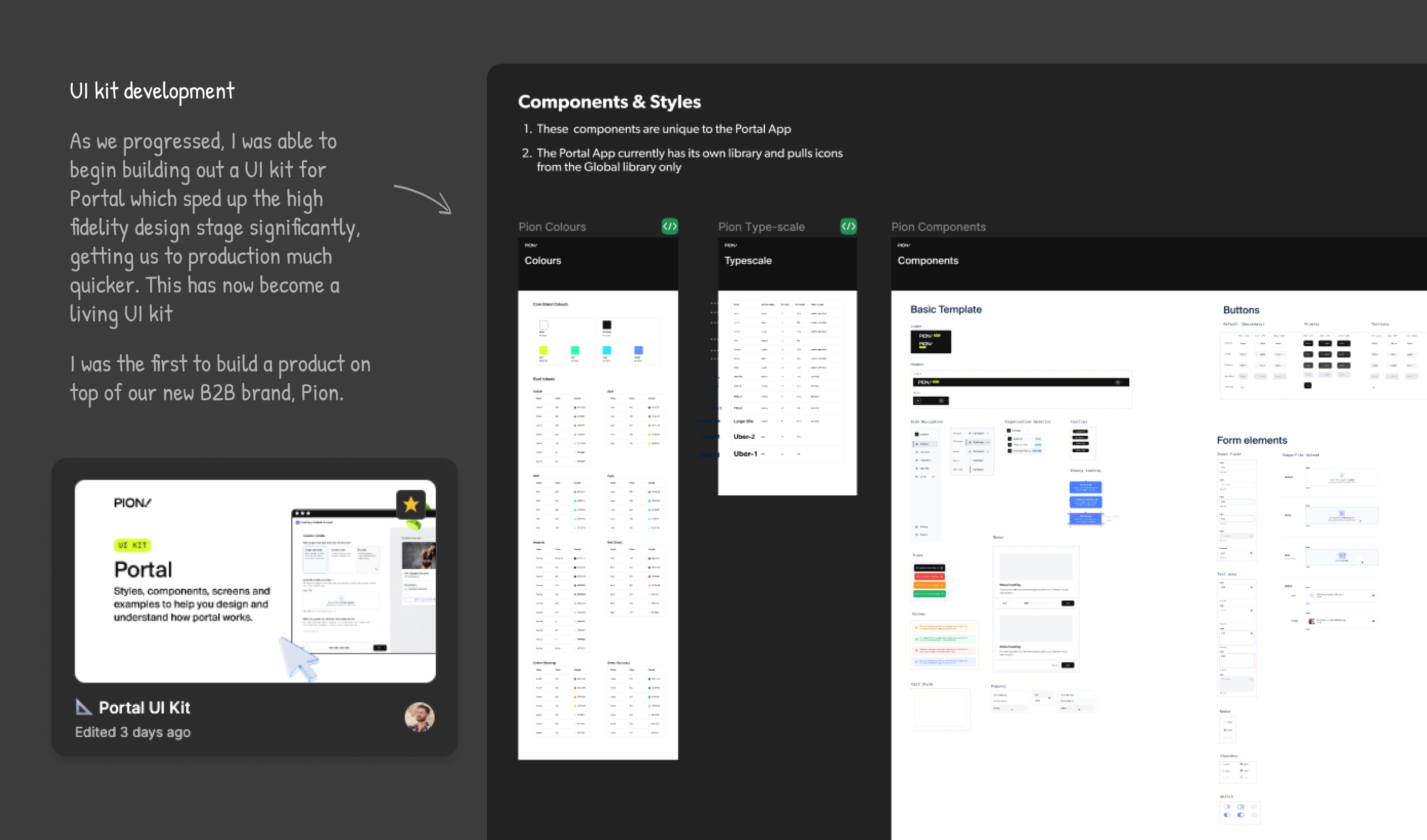 image showing a preview of the design system components